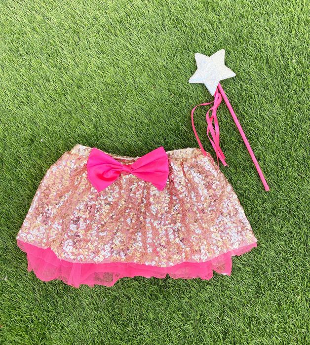 Glitter Tutu Skirt with Magic Wand – Claire’s