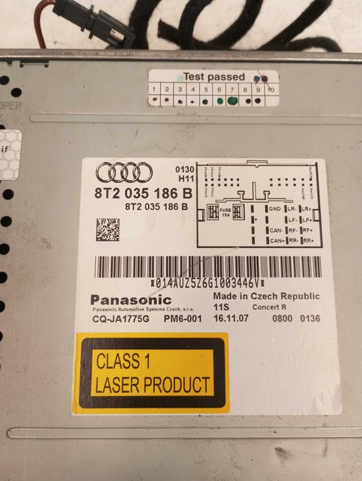 Auto-Rádio Audi Concert + Ecrã LCD - Audi A4 B8 / A5 8T / Q5 8R (Originais)