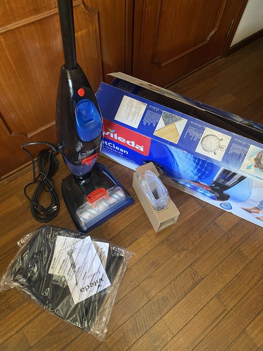 Vileda JetClean 3 em 1 – Aspira, Lava e Seca | Como Novo (Usado Apenas 1 vez).