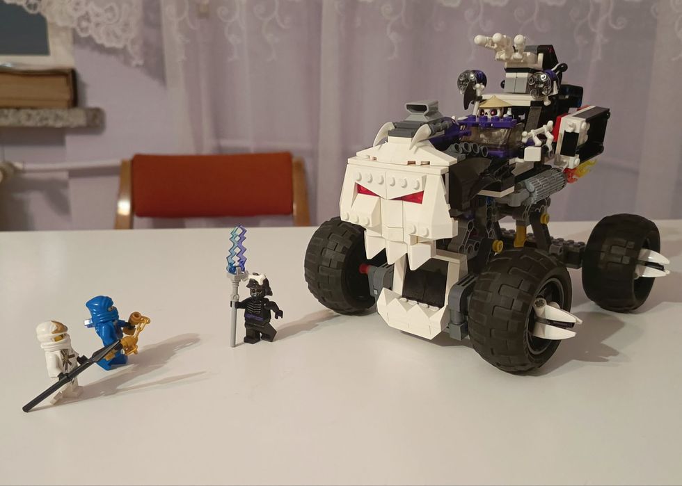 Legendarny Zestaw Lego Ninjago 2506 Czaszkowóz Kompletny Oryginalny