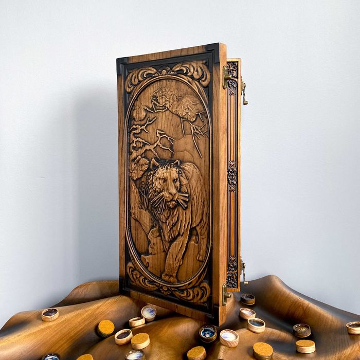 Подарок Мужчине НАРДЫ Премиум качества Ручной работы из Массива дерева