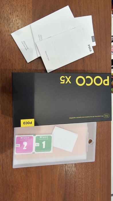 POCO X5 5G 256GB – uszkodzony ekran, pełna sprawność + pudełko, parago