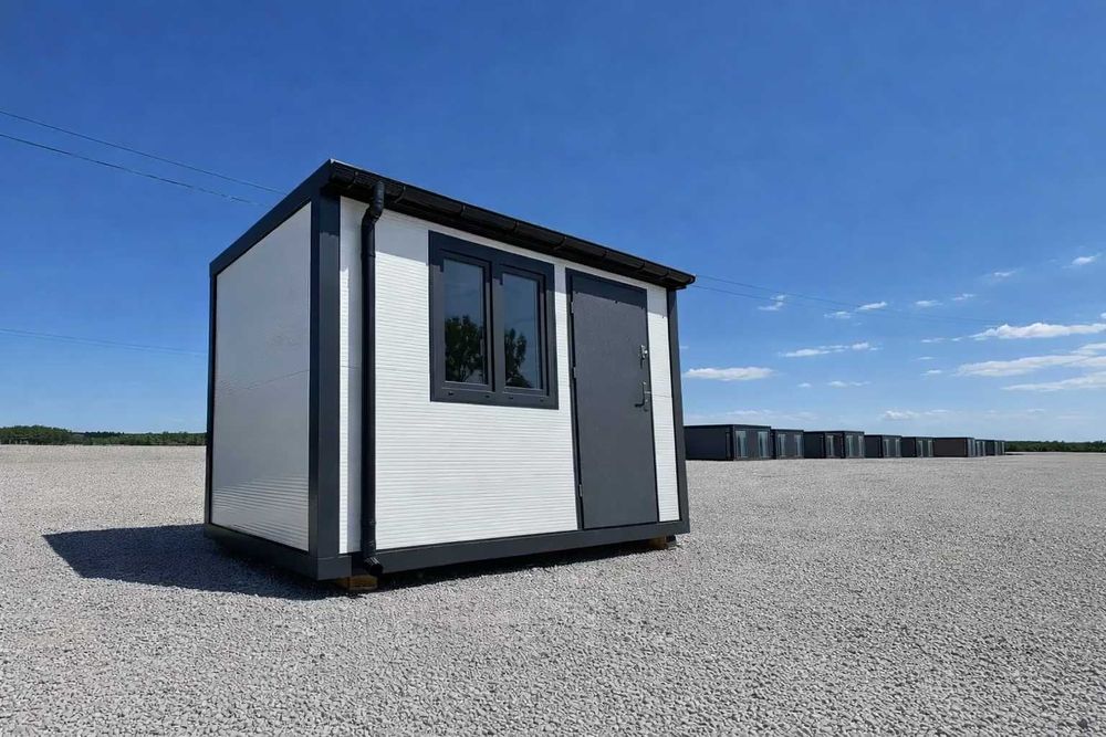 Pawilon 3,5m x 2,2m z płyty warstwowej 100mm Stróżówka Domek Dostawa!