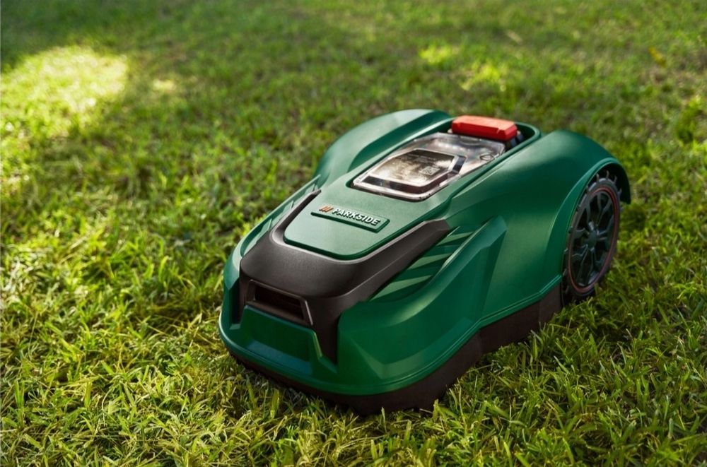 ROBOT Kosiarka Koszący Wi-Fi PARKSIDE Parms 20-Li 20V 4Ah 1000 m2 X20V
