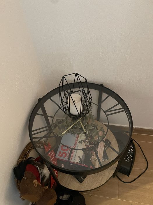 Mesa de Centro Com Relogio