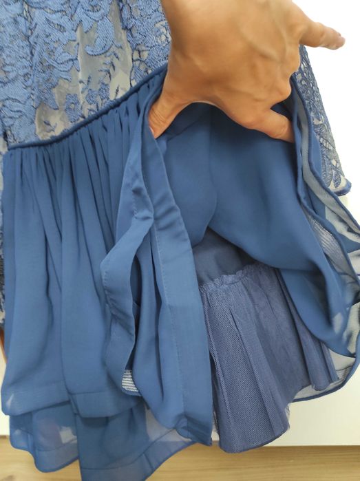 Sukienka granatowa Lavika