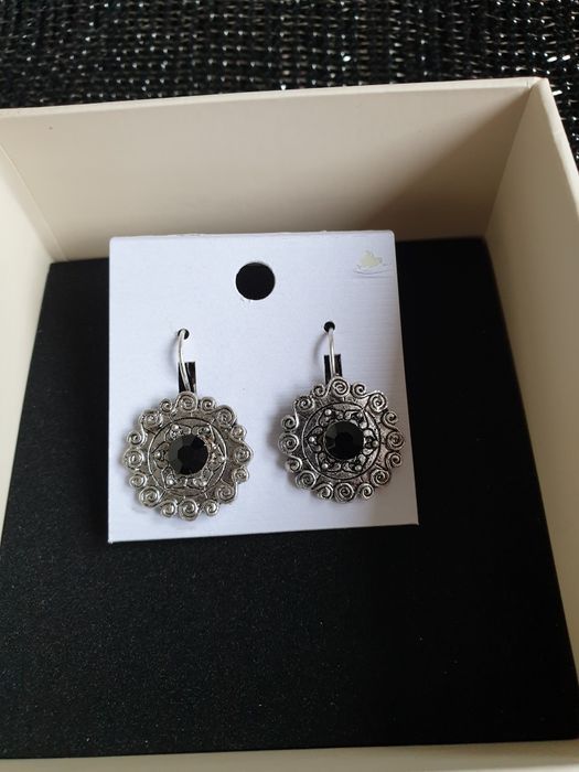 Antyczne srebro - kolczyki