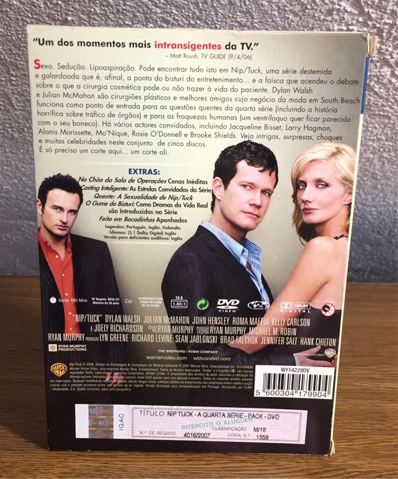 DVD Série Nip Tuck Temporada 464730303799810121