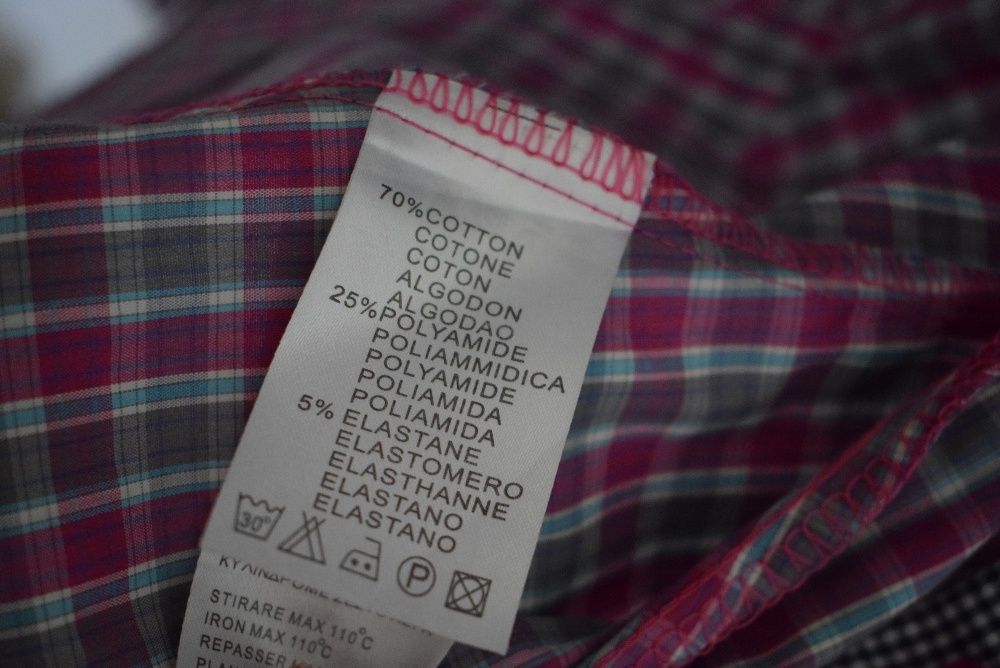 Koszula w drobną kratę