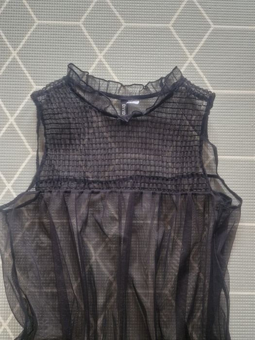 Siateczka sunkienka H&M M 38 tiul tiulową przezroczystą