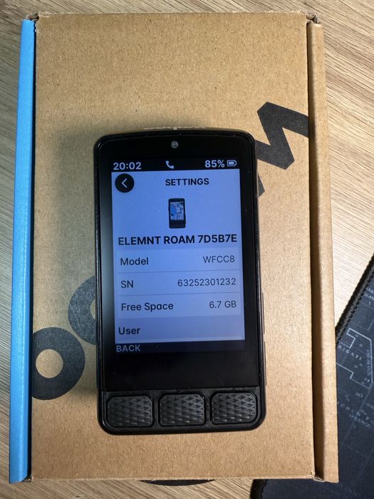 Wahoo elemnt roam v3 - konputer, nawigacja rowerowa