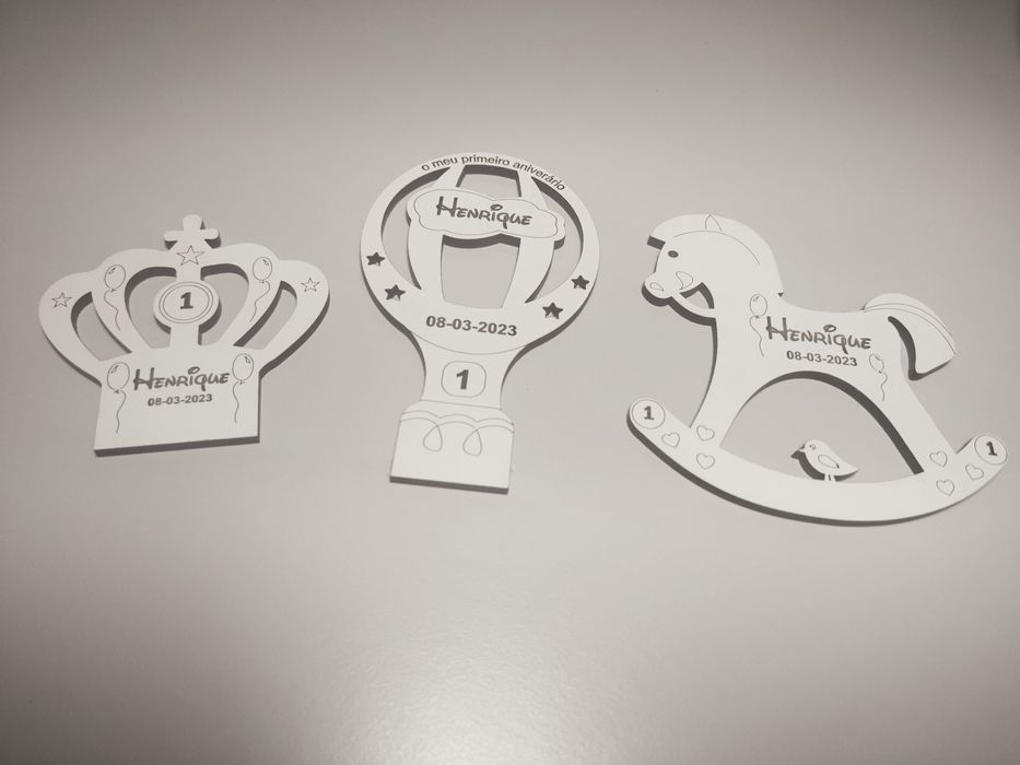Lembrança de aniversário batizado e comunhão personalizada