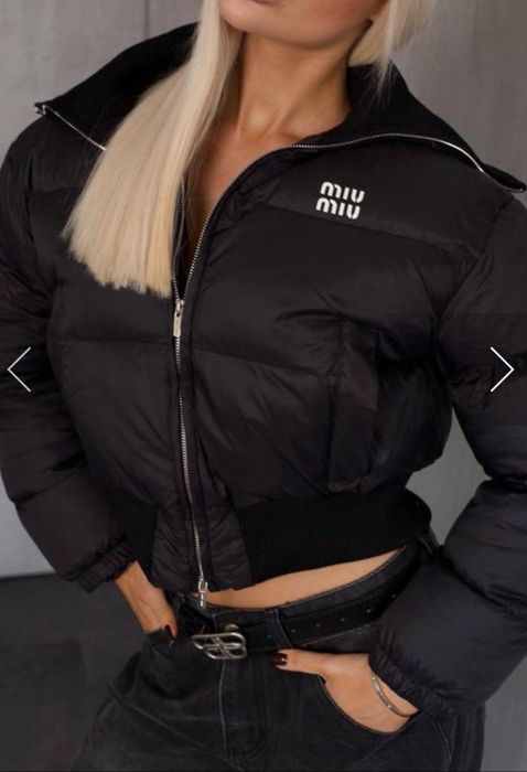 Пуховик укорочений MIU MIU