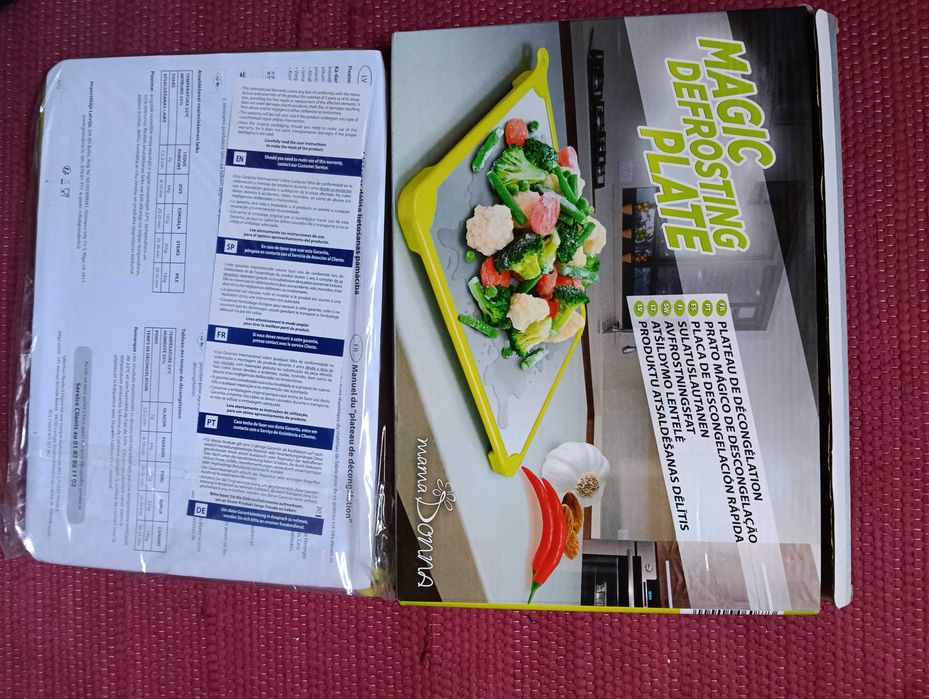 Bandeja / tabua de descongelação
