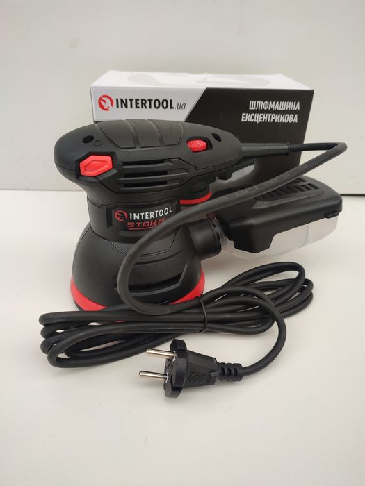 Шлифмашина шлифмашинка эксцентриковая 125 мм,300 Вт,INTERTOOL WT-0541