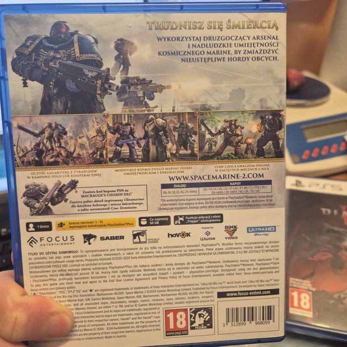 Gra space marine II ps5