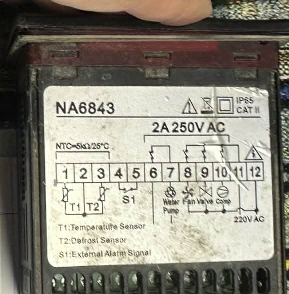 Display da bomba de calor da marca astral