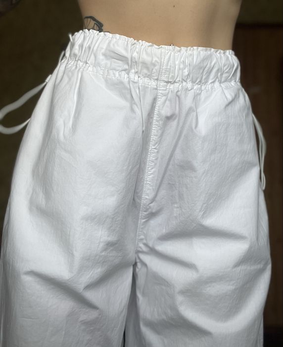 Штани жіночі широкі білі