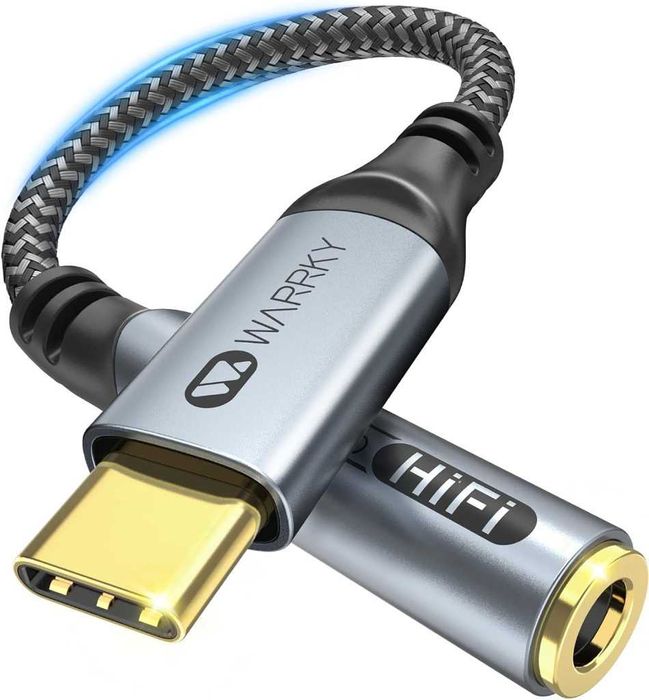 Przejściówka USB-C na 3.5mm Jack - Warrky