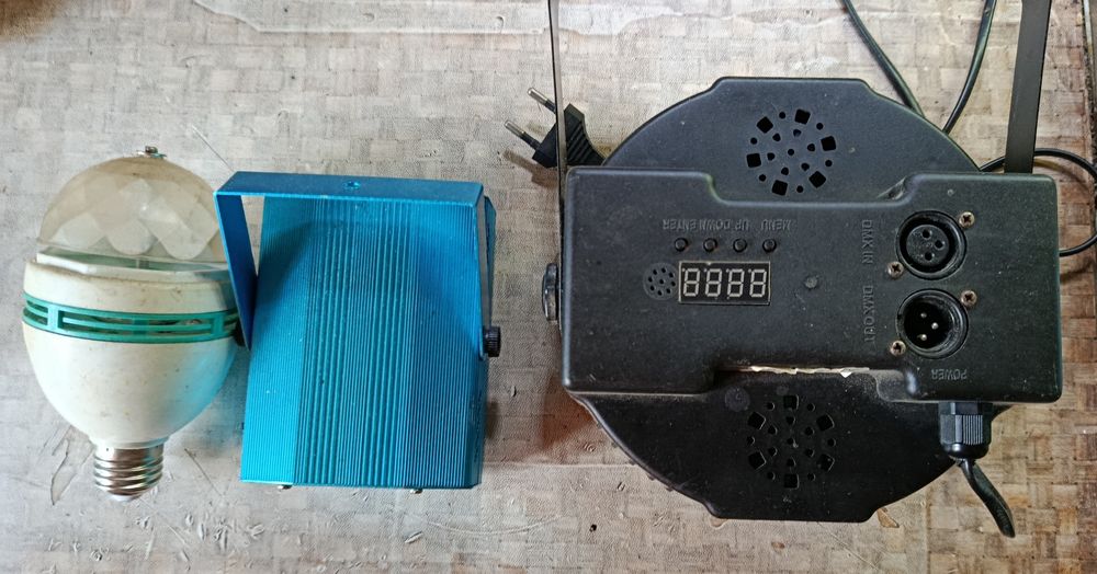 Диско куля світильник світлодіодна WD-055 диско лампа в патрон E27 стр