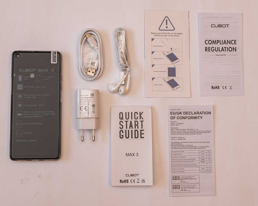Cubot max 3 4/64 GB Black