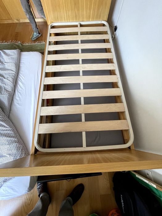 Cama Madeira Maciça com gaveta