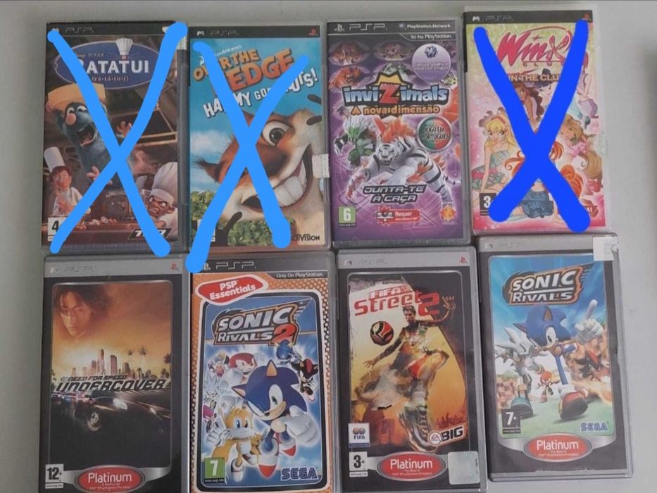 Vários Jogos PSP, PS2, PS3, PC