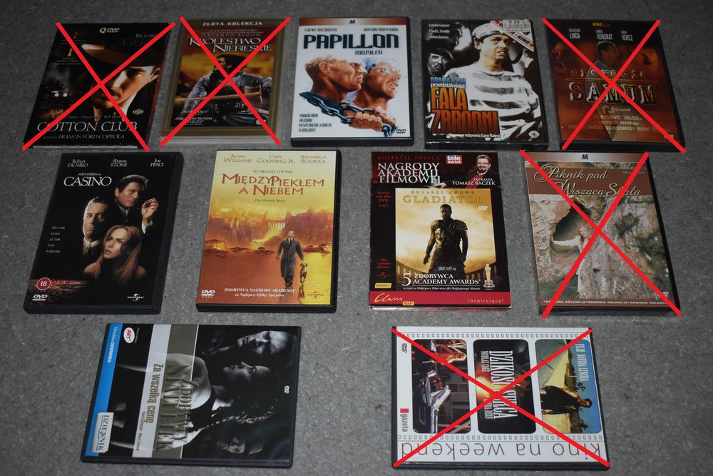 Zestaw mix filmów filmy DVD Blu-Ray VCD różne gatunki 30szt