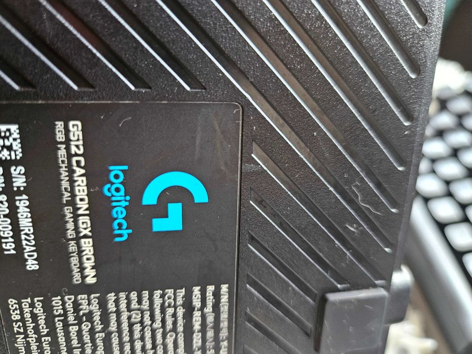 2 Teclados Mecânicos Logitech G513 + G512 Carbon RGB — Ler Descrição