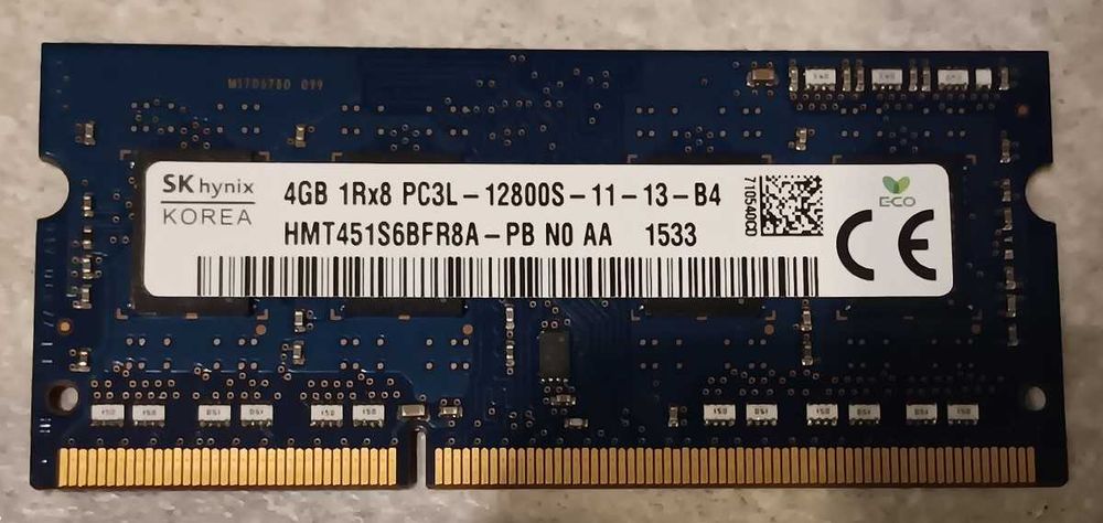 Pamięć RAM 4GB PC3L 12800S Hynix