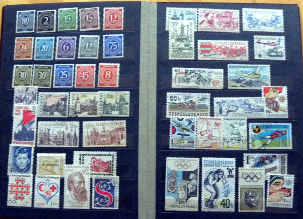 Klaser ze znaczkami, znaczki pocztowe A263