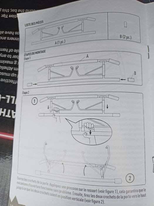 Nowy drążek do ćwiczeń