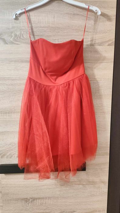 Sukienka mini z tiulem rozm.38