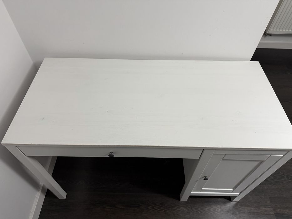 Biurko Hemnes biała bejca
