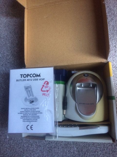 telefon bezprzewodowy Topcom Butler 4012USB VoIP