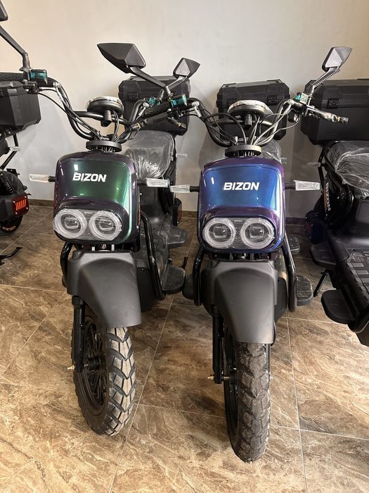 Безкоштовна доставка.Елетроскутер BIZON 1200 watt 72V25A CR4 fada crosser