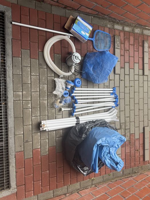 Basen rozporowy 305 x78 z pełnym zestawem