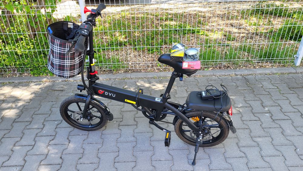 Rower elektryczny składany