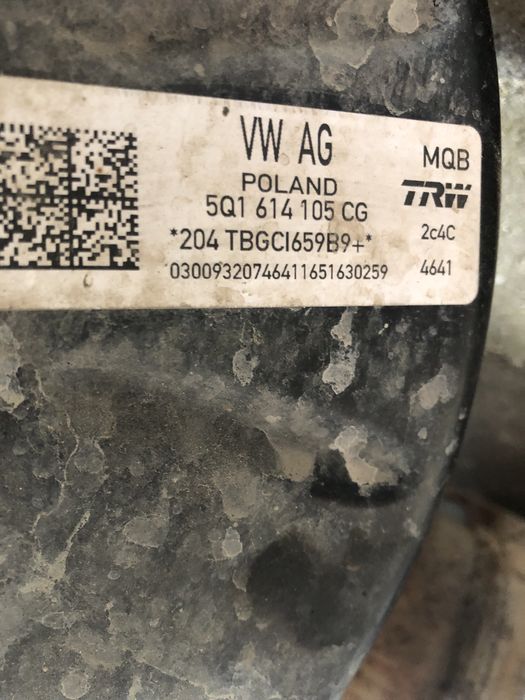 VW 5Q1614105CK/CG  1K1614105BH/CN  Skoda 1K1614105AE Вакуум