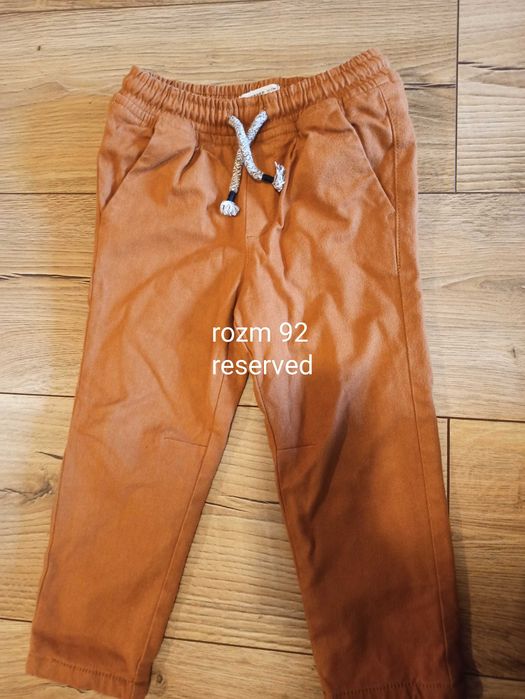 Paczka dla chłopca, spodnie rozm86/92/104 h&m, zara, reserved, next