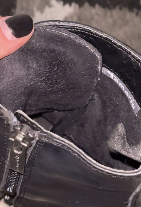 шкіряні ботинки Tamaris жіночі черевики ботинки кожаные ботинки берцы