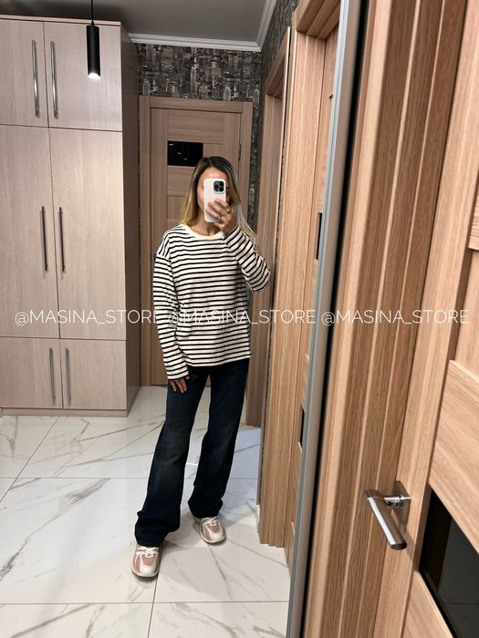 Тільник тельняшка лонг у смужку Zara S, L