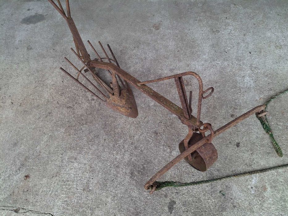 Charrua antiga de decoração