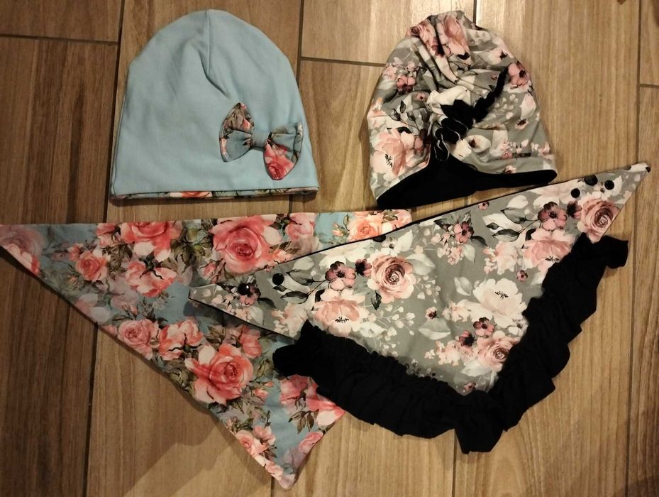 Komplety wiosenne ręcznie szyte