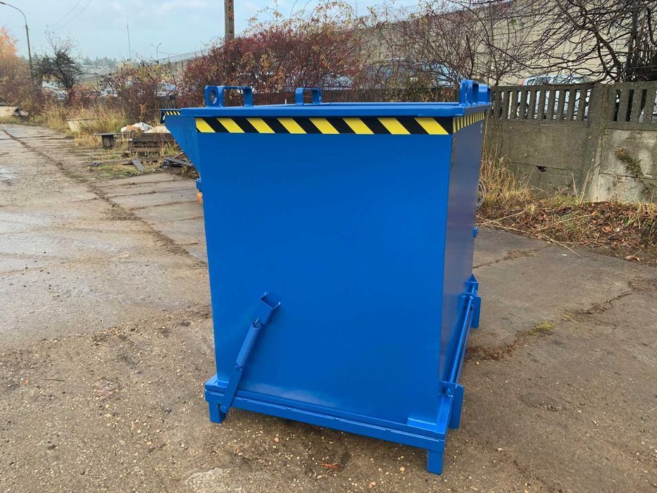 Kontener Metalowy Z Otwieranym Dnem PMDC 1700 L POJEMNIK