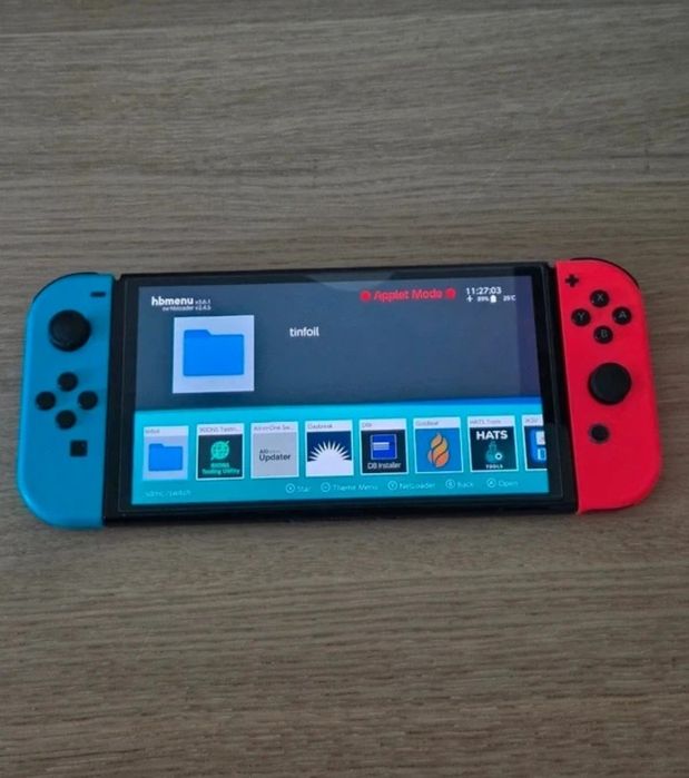 Nintendo Switch OLED desbloqueada