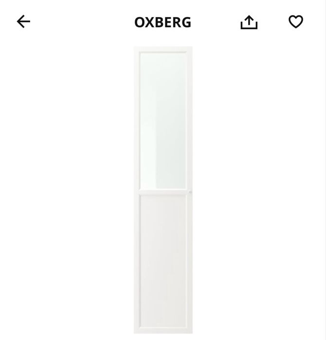 Portas oxberg de estante billy IKEA