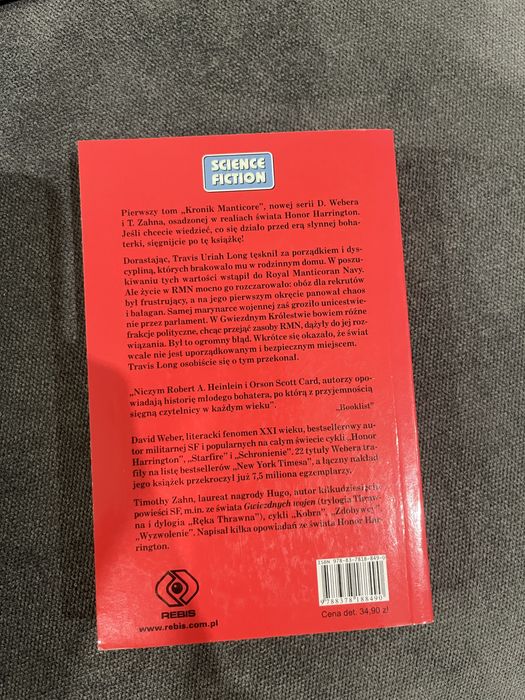 Wezwanie do broni Honor Harrington Dawid Veber Timothy Zahn