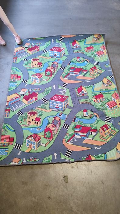Dywan dziecięcy, miasteczko 150x200