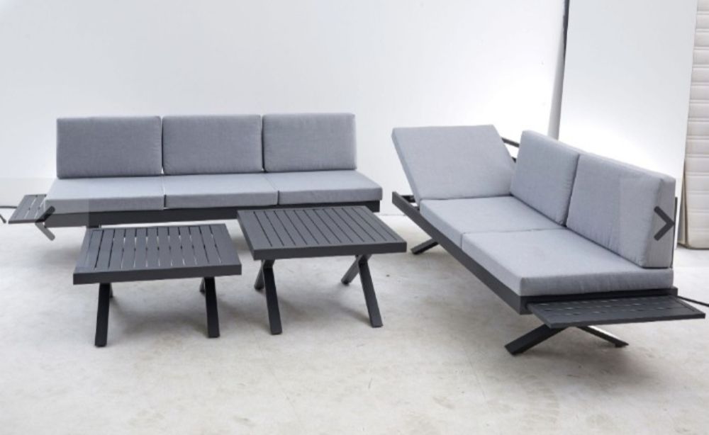 Nowoczesny zestaw lounge ogrodowy ze sklepu Schaffrath (seria OUTDOOR/ TIERRA OUTDOOR meble ogrodowe zestaw